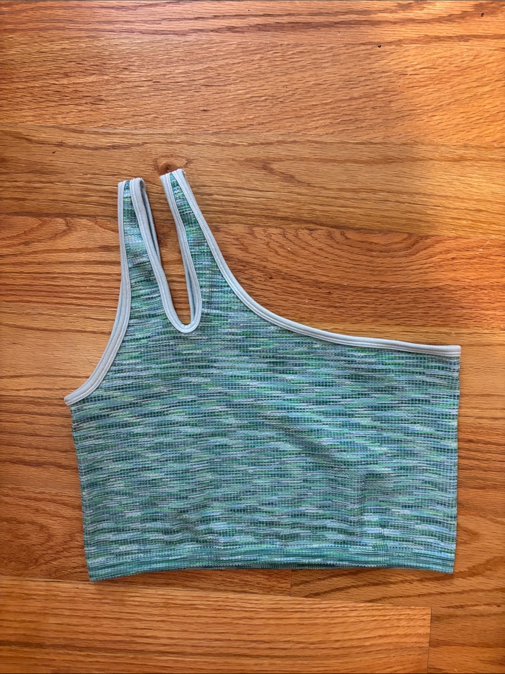 One-Shoulder Knit Crop Top